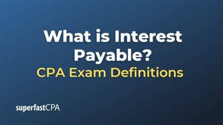 Was is interest payable?
