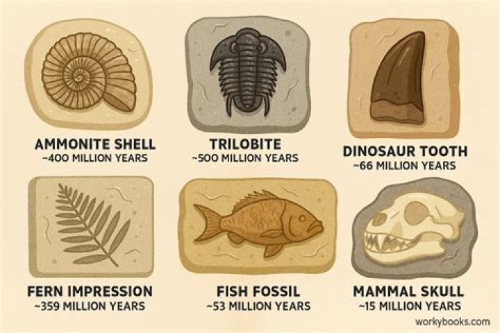 Were fossils once alive?