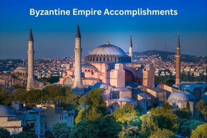 Were the achievements of the byzantine empire?