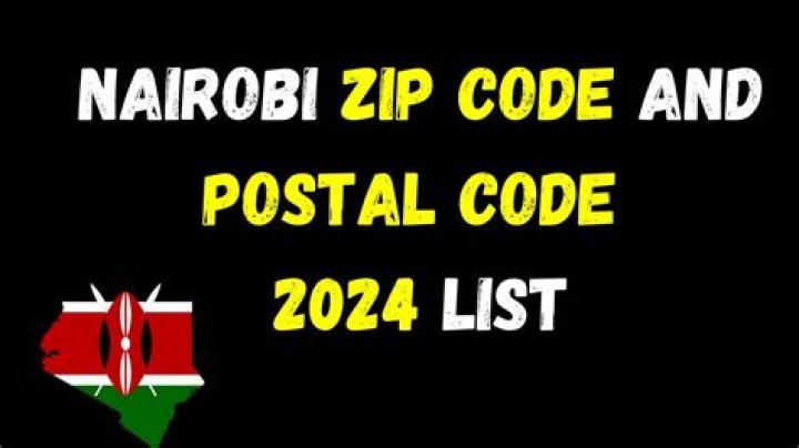 What's kenya's zip code?