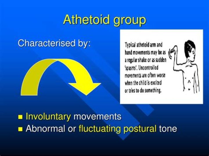 What are athetoid movements?