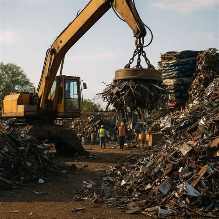 What can a scrap heap magnet not pick up?