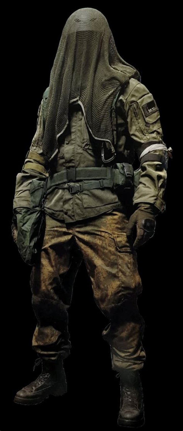 What does krueger wear in modern warfare?