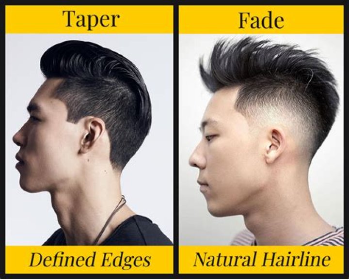 What does tapered mean hair?