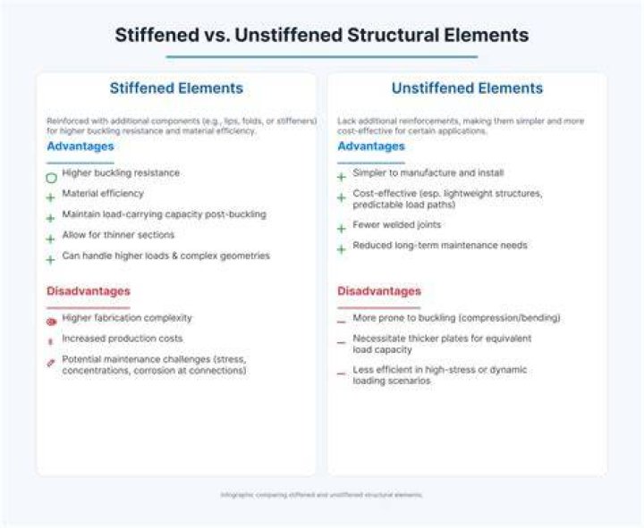 What does unstiffened mean?