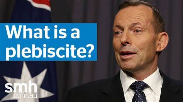 What is a plebiscite australia?