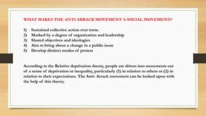 What is anti arrack movement?