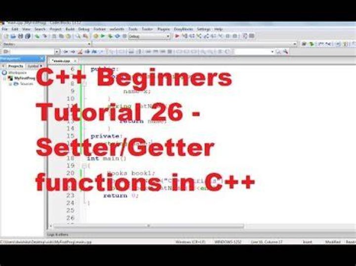 What is getter setter in c#?