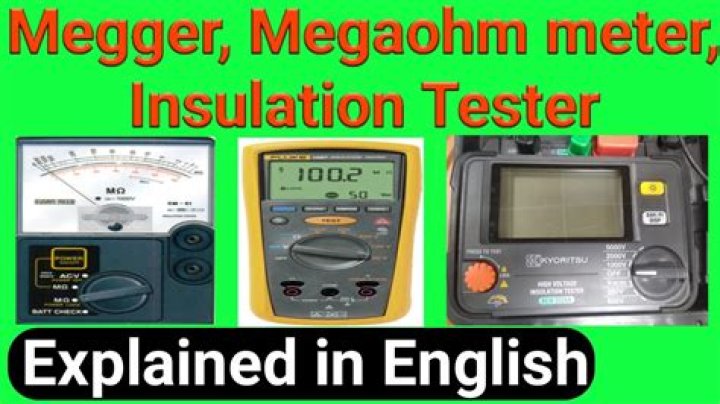 What is megohms used for?