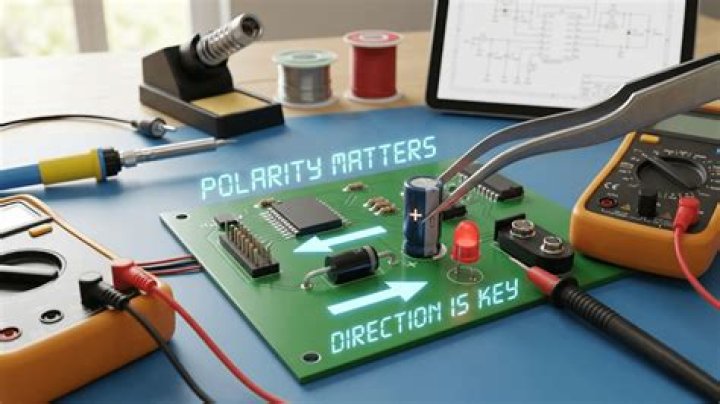 What is polarity in electronics?