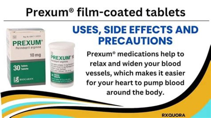 What is prexum 5mg used for?