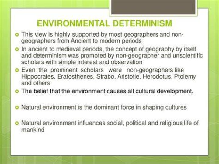 What is probabilism in human geography?