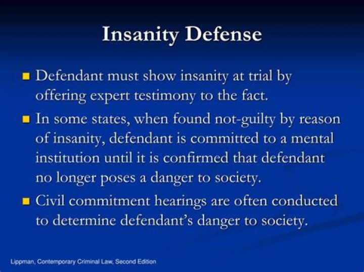What is the insanity defense?