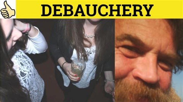 What is the meaning debauchee?