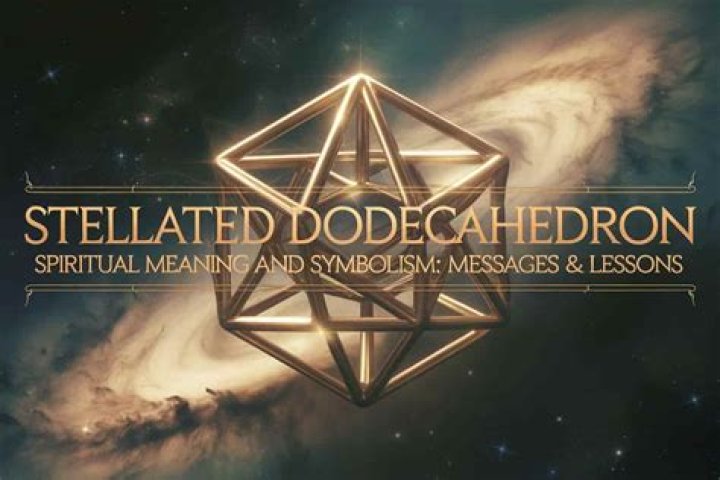 What is the meaning of stellated dodecahedron?