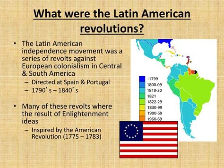 What were the latin american revolutions?
