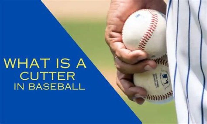 Whats a cutter in baseball?