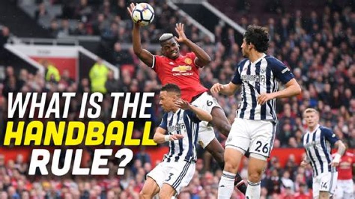Whats a handball in soccer?