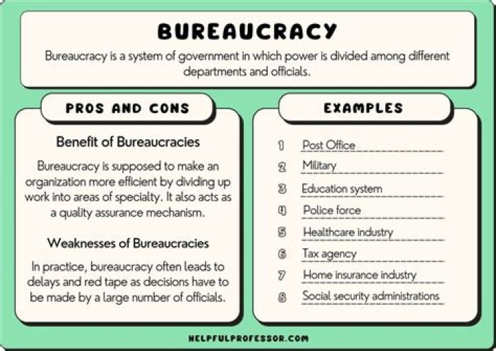 Whats a sentence for bureaucrat?