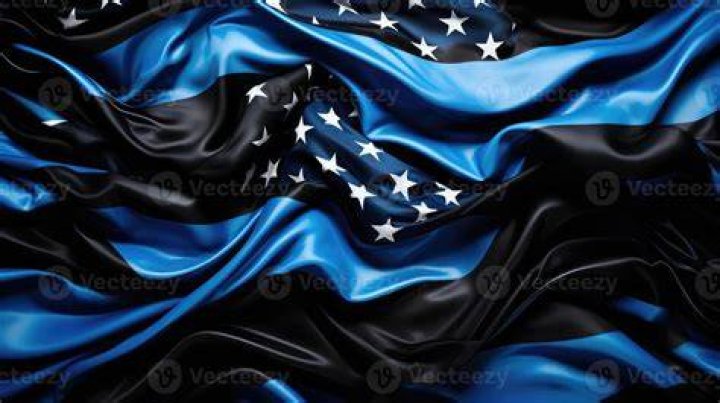 Whats the black and blue american flag?