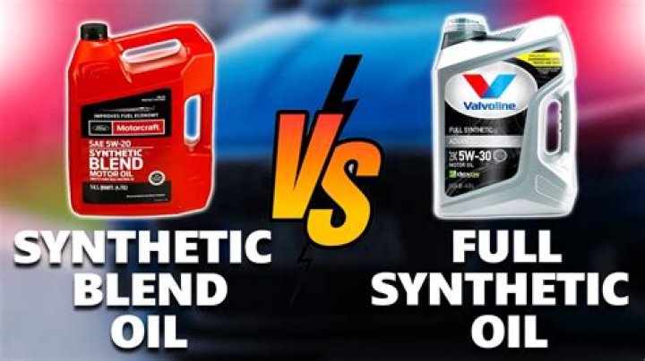 Whats the difference between synthetic and synthetic blend?