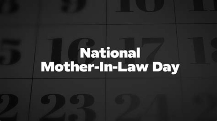 When is national mother in law day?