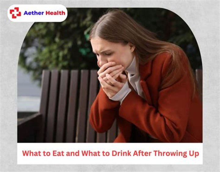 When to drink after throwing up?