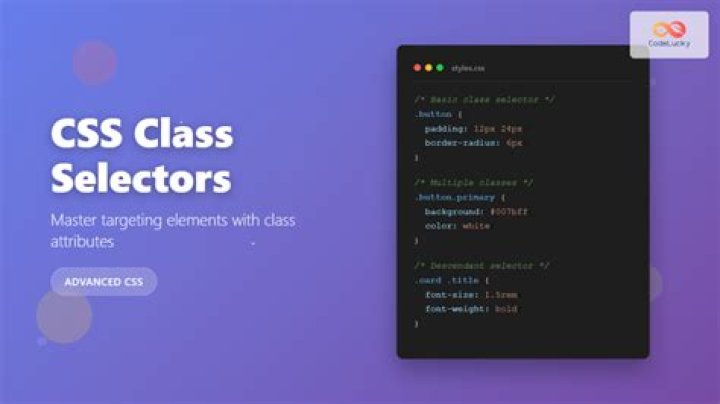 When to use css selector?