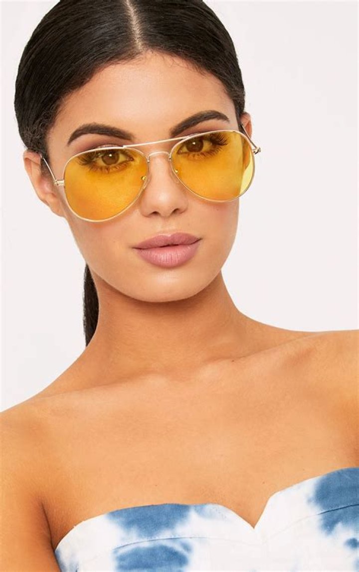 When to wear yellow tinted sunglasses?