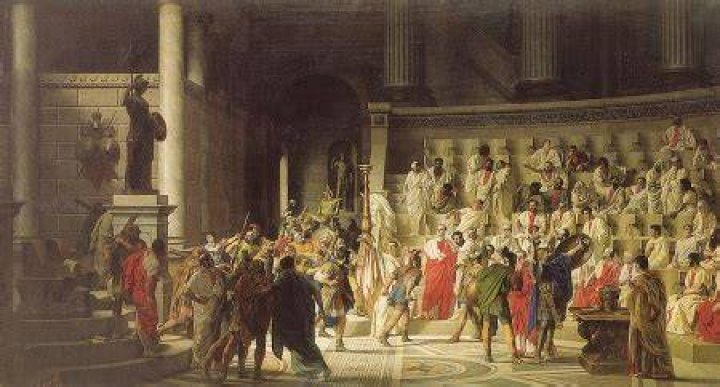 Where did the patricians sit in the colosseum?