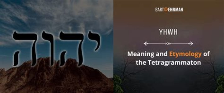 Where did the tetragrammaton originate from?