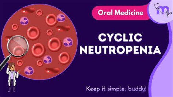 Where does cyclic neutropenia occur?