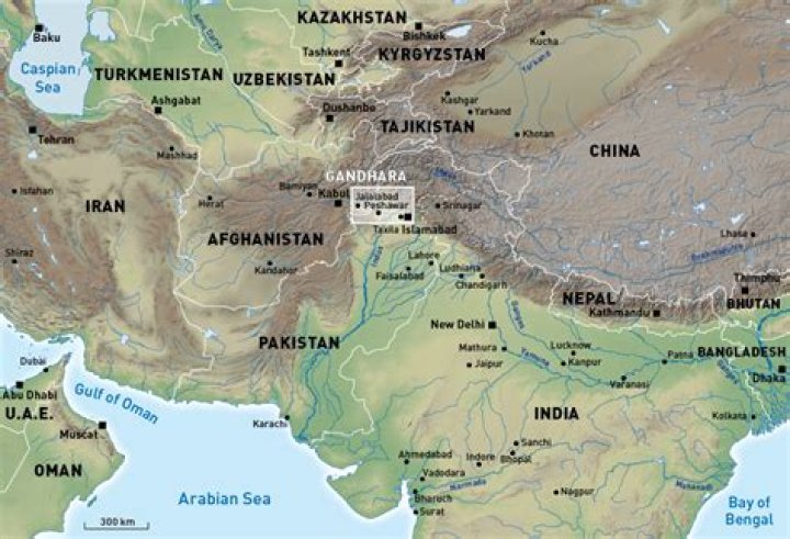 Where is gandhara kingdom?