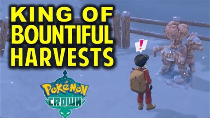 Where is the crown for the king of bountiful harvests?