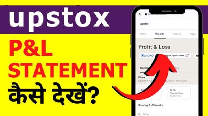 Where to see profit and loss in upstox?