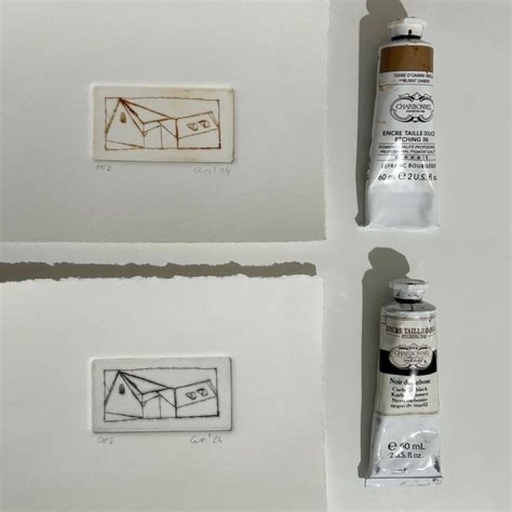 Where was drypoint invented?
