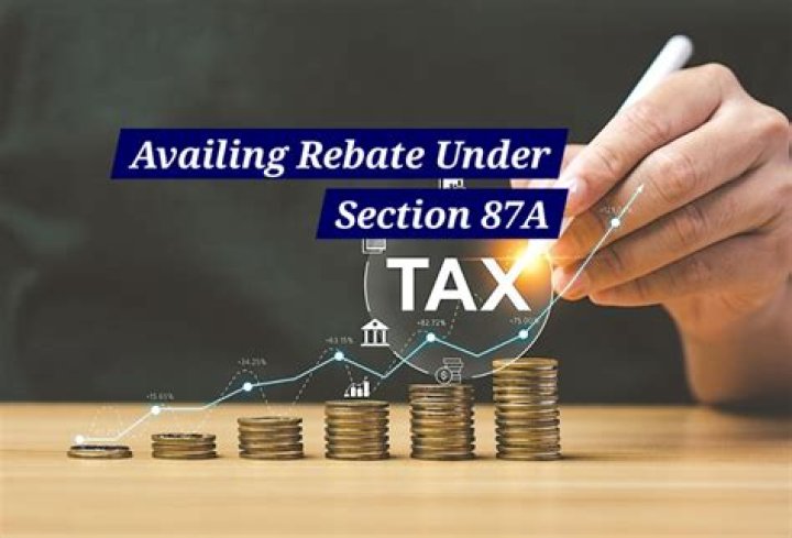 Who can avail rebate u/s 87a?