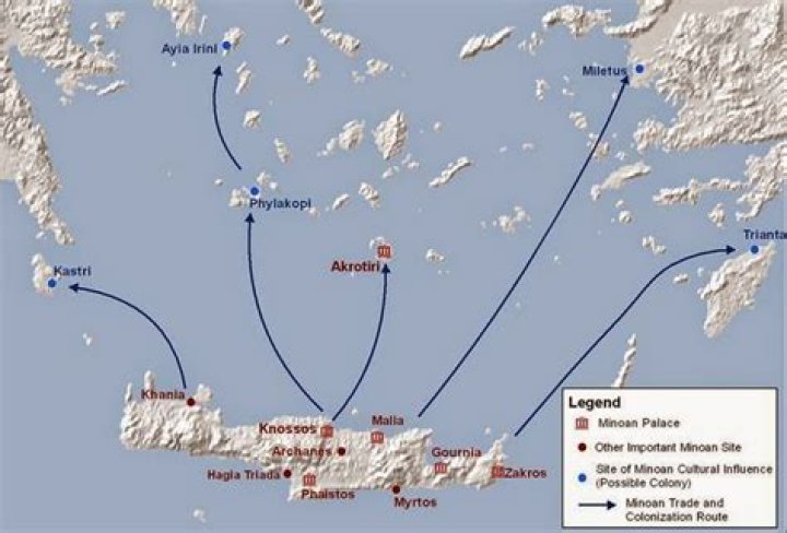 Who did the minoans trade with?