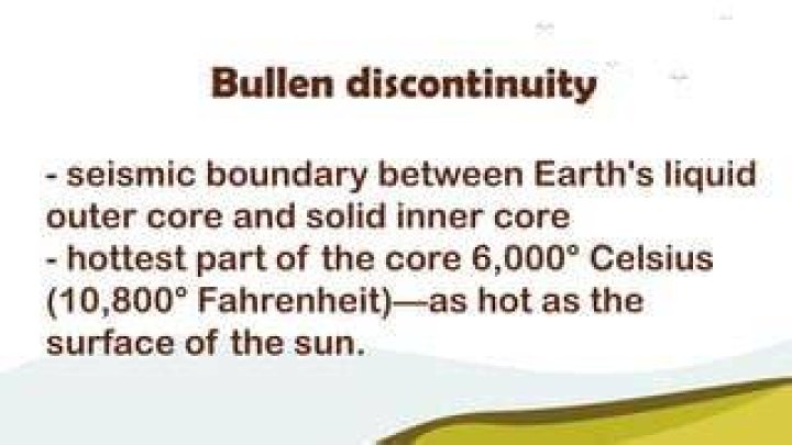 Who discovered bullen discontinuity?