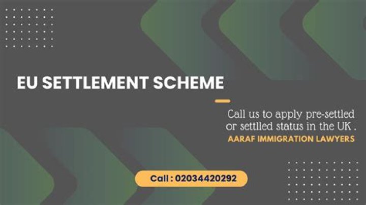 Who is the eu settlement scheme for?