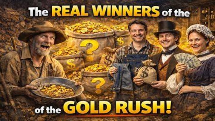 Who profited from the gold rush?