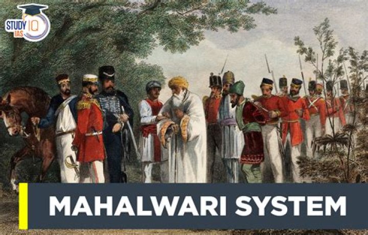 Who started mahalwari system?