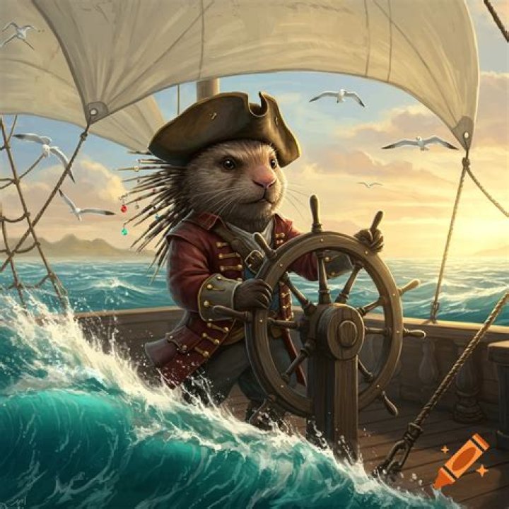 Who steers a pirate ship?