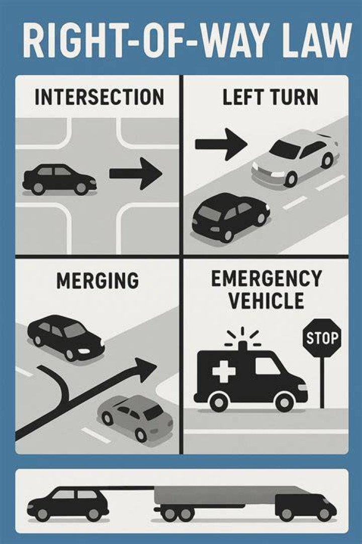 Why are right of way laws written?