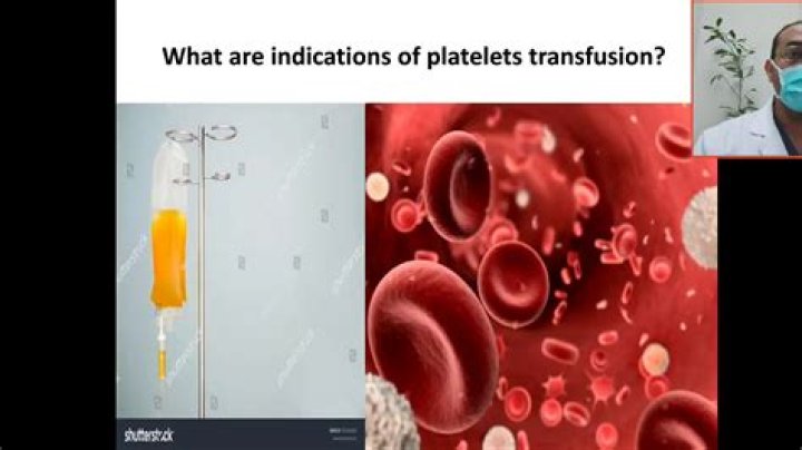 Why do you transfuse platelets?