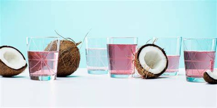 Why is coconut water red?