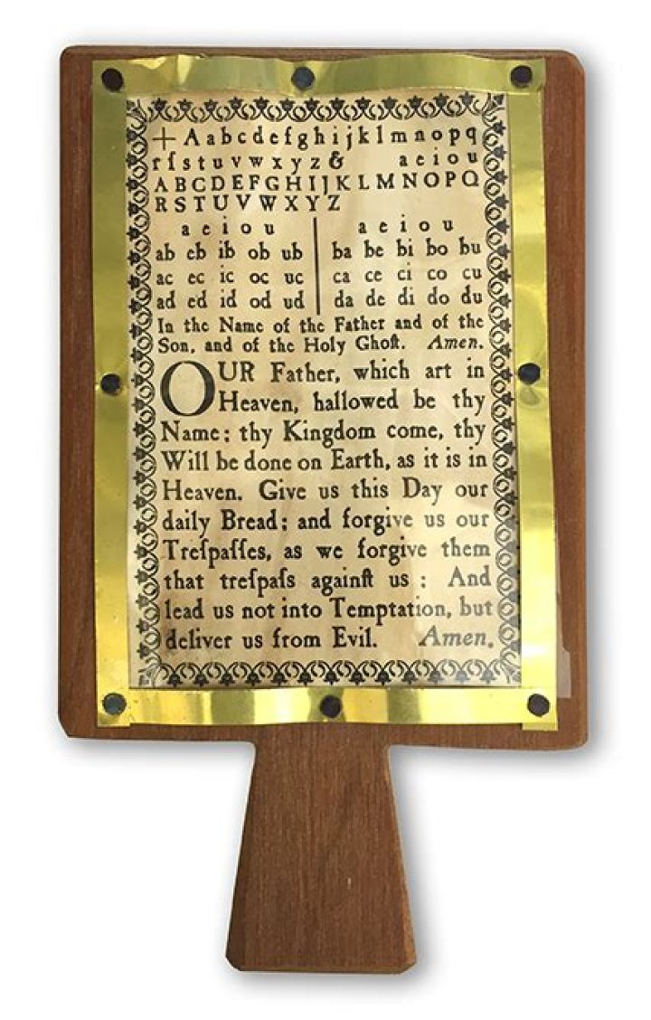 Why is it called a hornbook?
