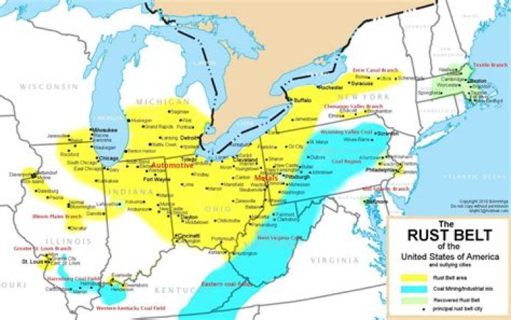 Why pittsburgh is called rust bowl of usa?