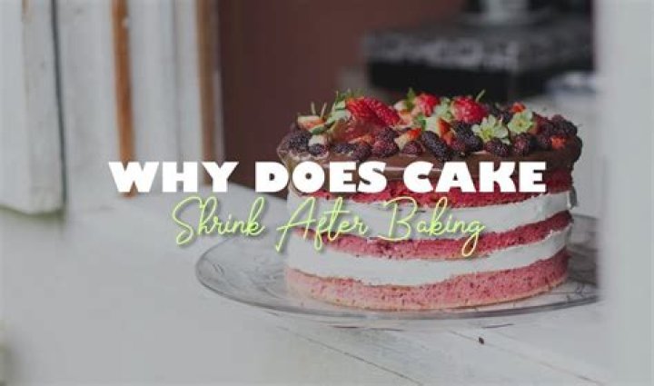 Why sponge cake shrink?