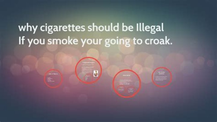 Why tobacco should be illegal?